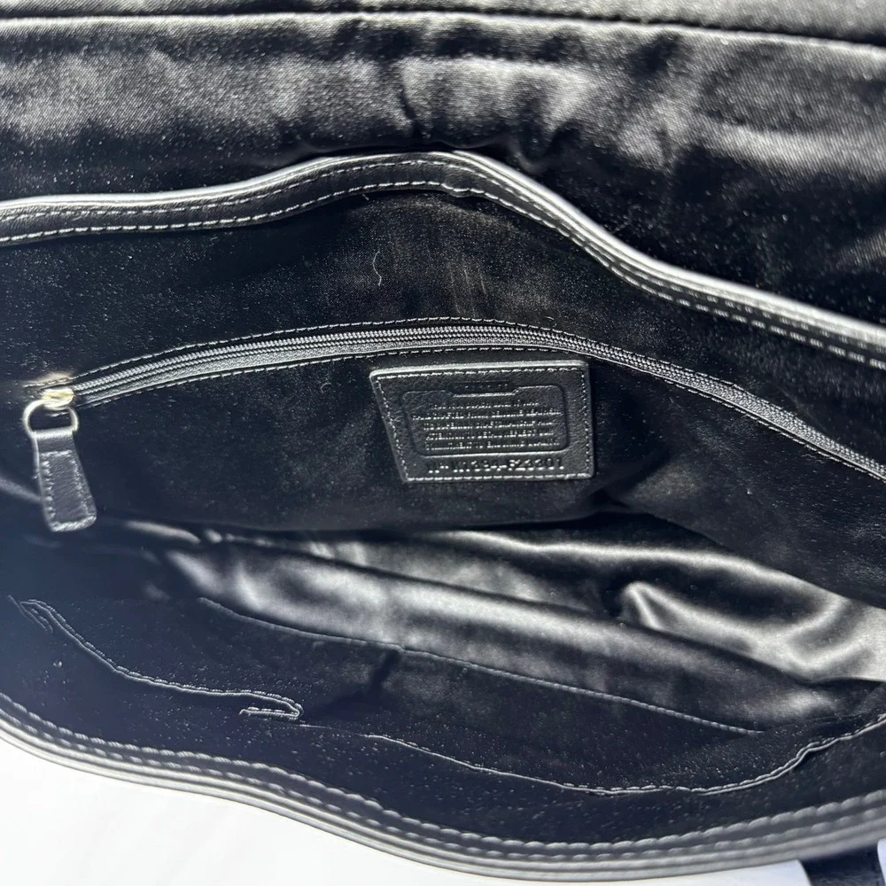 Coach Taylor Marin‎ Satchel Black Leather Snakeskin Tote Bag #A1176-F23301 NWT